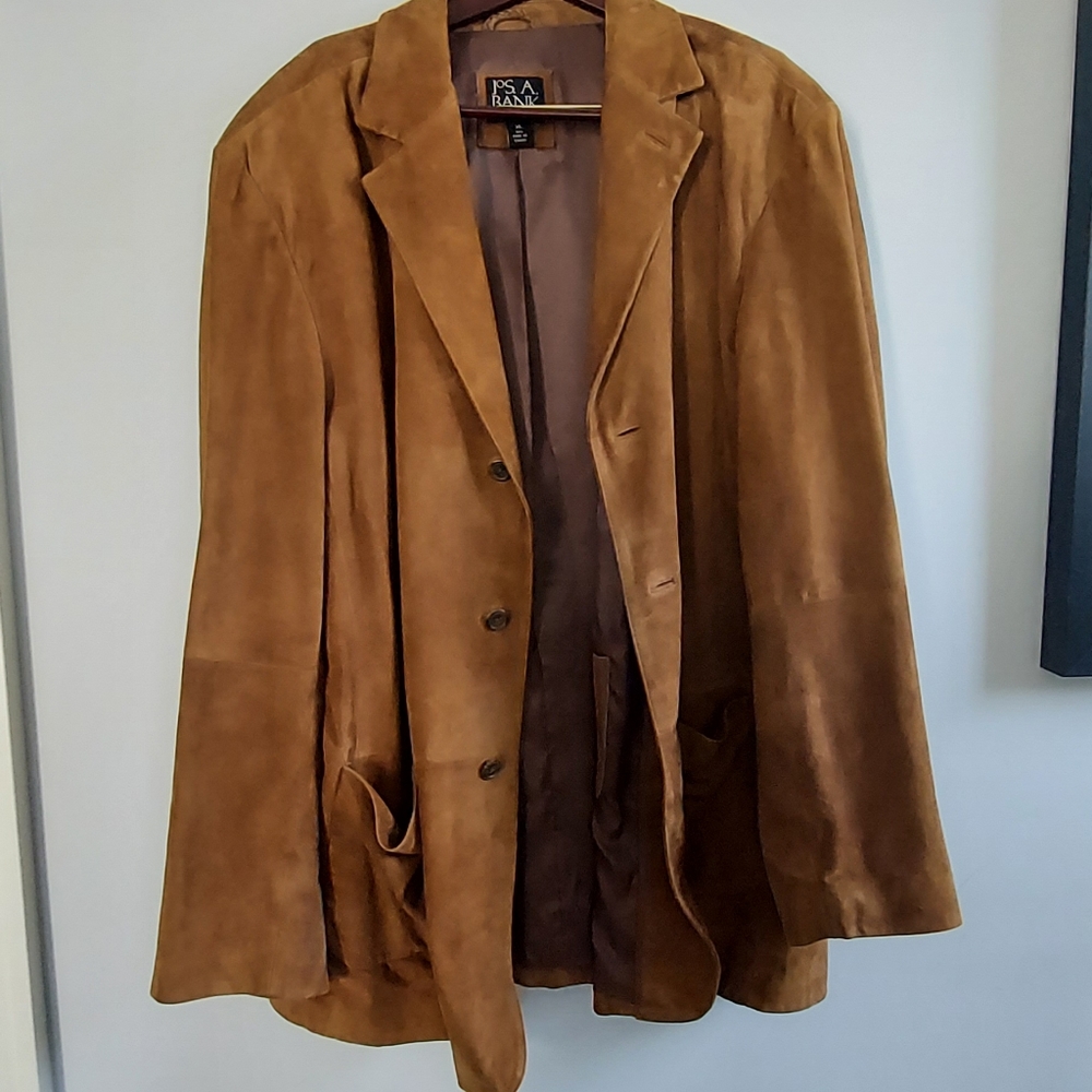 JOS. A. BANKS SUEDE JACKET XL